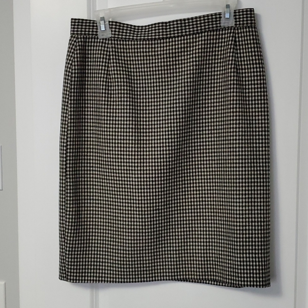 Wool Patterned Skirt
